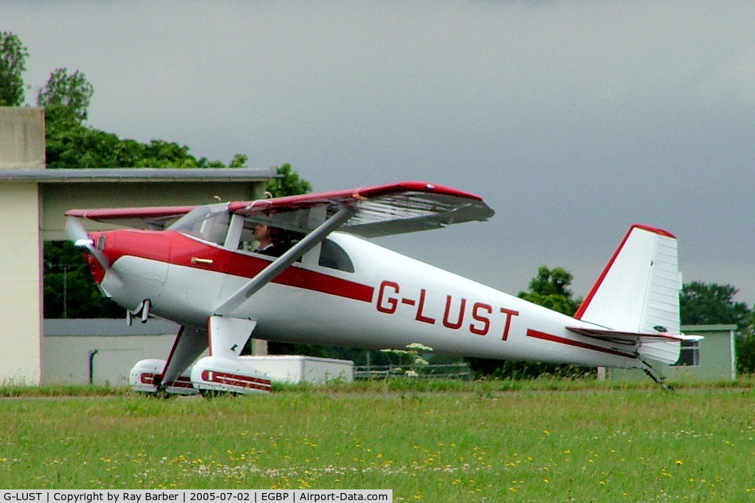G-LUST, 1947 Luscombe 8E Silvaire C/N 6492, Luscombe 8E Silvaire [6492] Kemble~G 02/07/2005