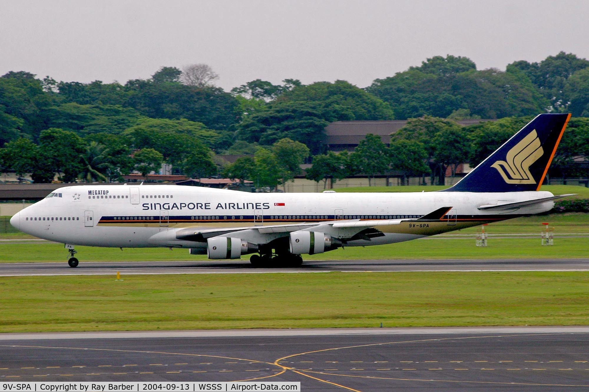 9V-SPA, Boeing 747-412 C/N 26550, Boeing 747-412 [26550] (Singapore Airlines) Singapore-Changi~9V 13/09/2004