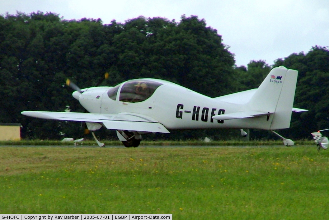 G-HOFC, 1996 Europa Monowheel C/N PFA 247-12736, Europa Avn Europa [PFA 247-12736] Kemble~G 01/07/2005