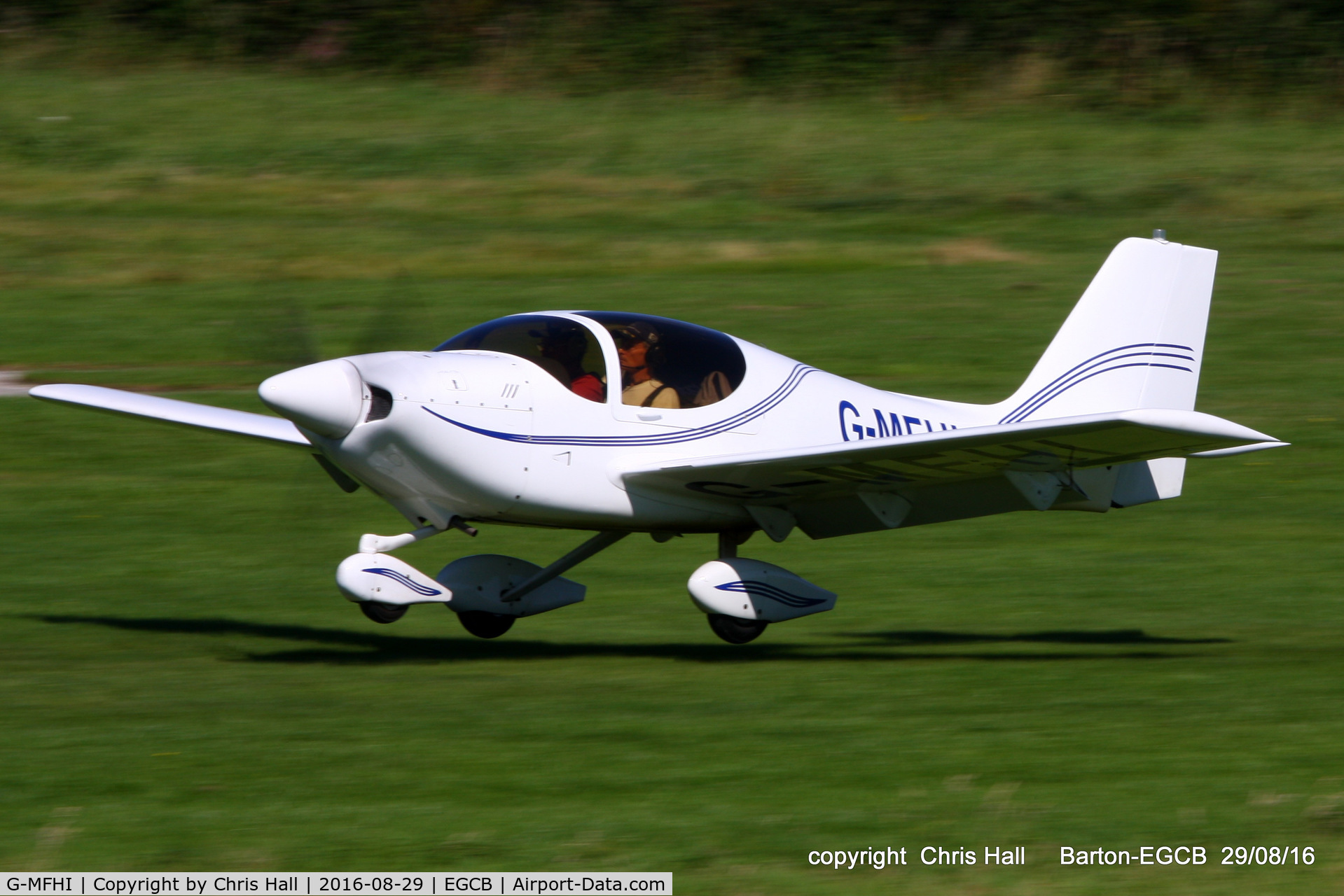 G-MFHI, 1998 Europa Tri-Gear C/N PFA 247-12841, at Barton