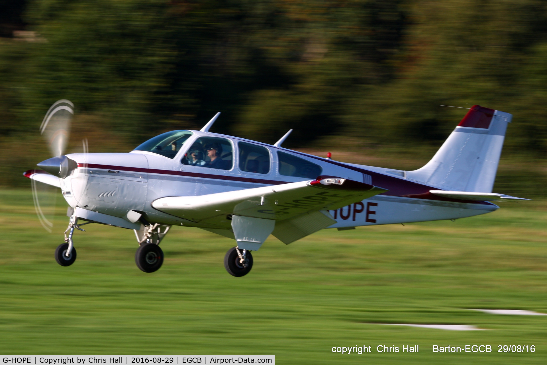 G-HOPE, 1978 Beech F33A Bonanza Bonanza C/N CE-805, at Barton