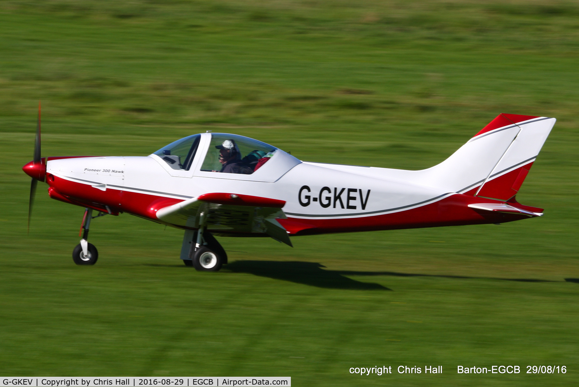 G-GKEV, 2010 Alpi Aviation Pioneer 300 Hawk C/N LAA 330A-14965, at Barton