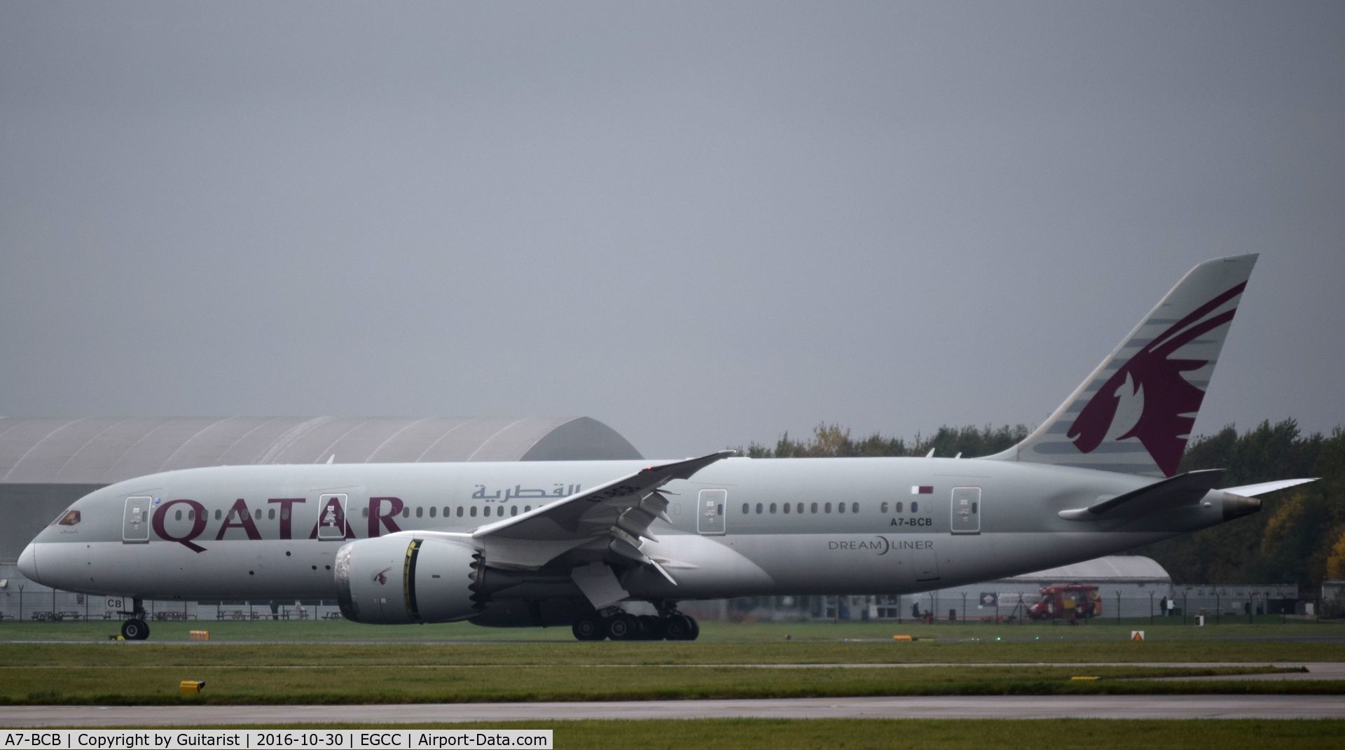 A7-BCB, 2012 Boeing 787-8 Dreamliner Dreamliner C/N 38320, At Manchester