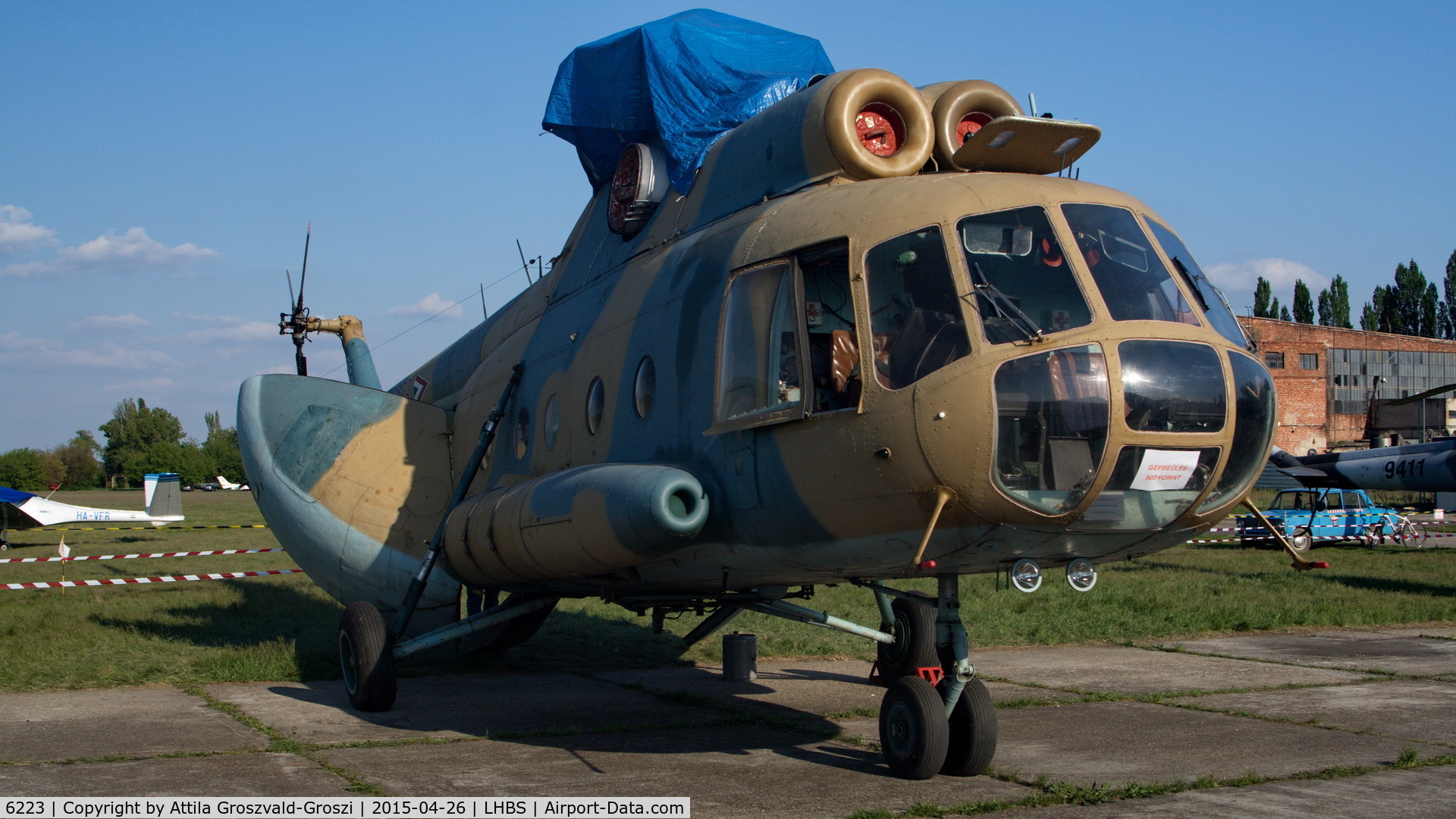 6223, 1980 Mil Mi-8T Hip C/N 226223, Budaörs Airport, Hungary. Gold Timer Fundanation airshow