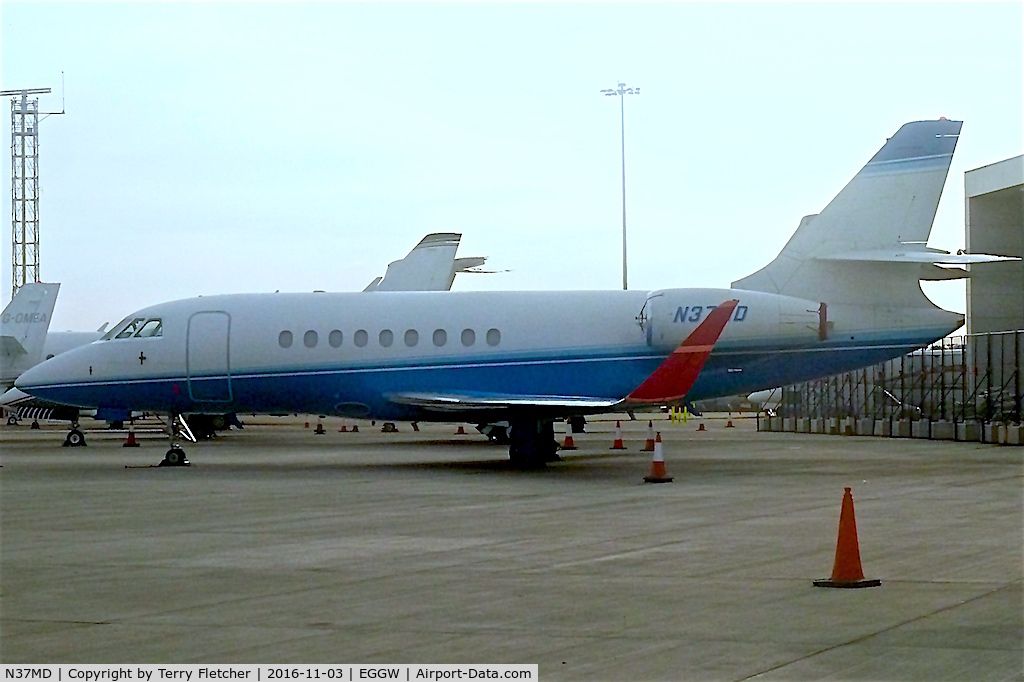 N37MD, 1996 Dassault Falcon 2000 C/N 32, 1996 Dassault Falcon 2000, c/n: 32 at Luton