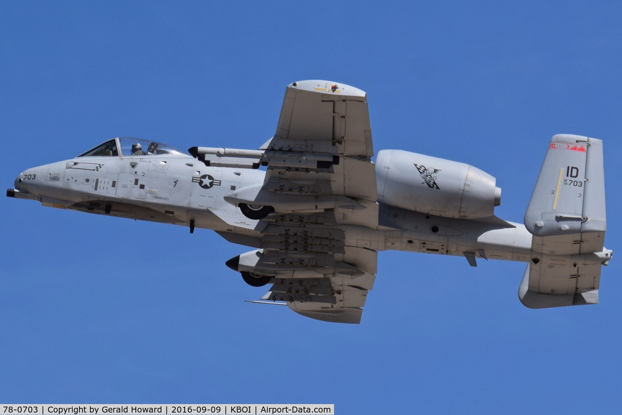 78-0703, 1978 Fairchild Republic A-10C Thunderbolt II C/N A10-0323, Takeoff on RWY 28L