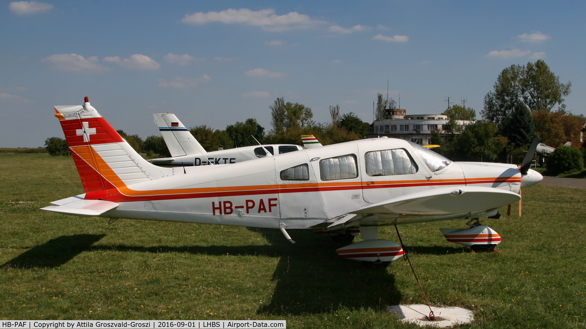 HB-PAF, 1975 Piper PA-28-180 Cherokee B C/N 28-7505200, Budaörs Airport, Hungary