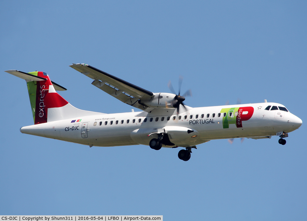 CS-DJC, 2015 ATR 72-600 (72-212A) C/N 1232, Landing rwy 14R