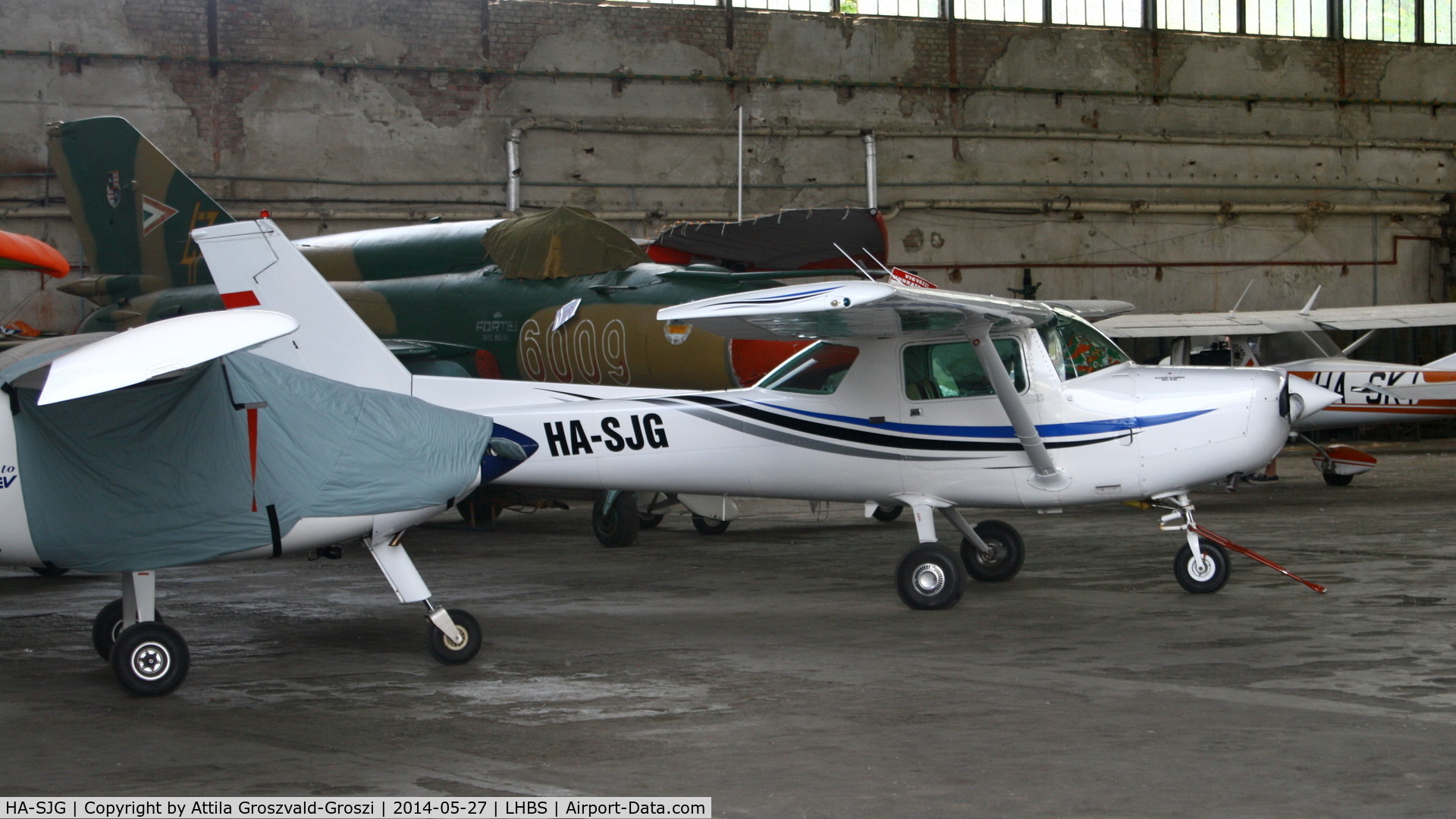 HA-SJG, 1981 Cessna 152 C/N 15284015, Budaörs Airport, Hungary