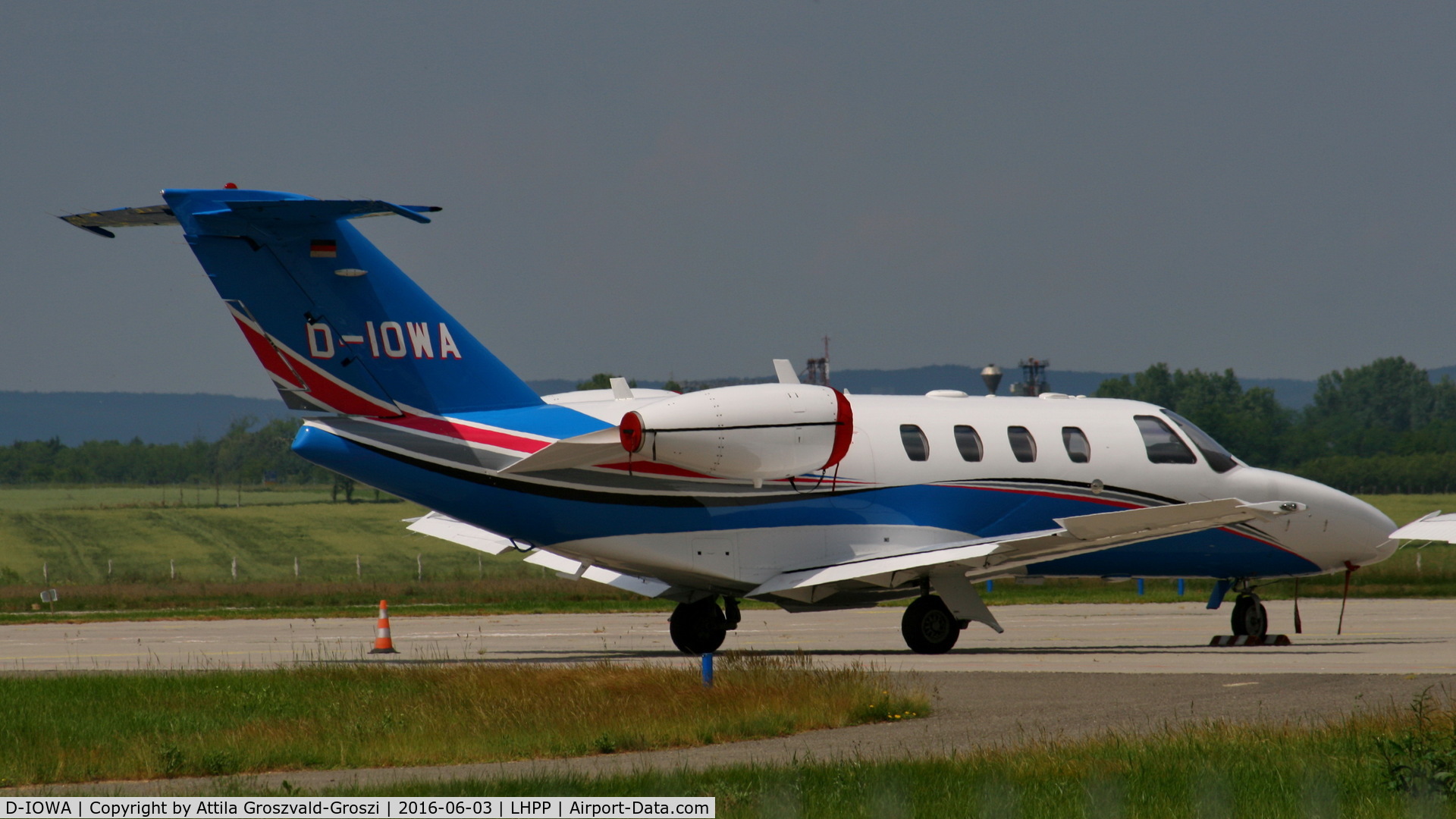 D-IOWA, 2006 Cessna 525 CitationJet CJ1+ C/N 525-0624, Pécs-Pogány Airport, Hungary