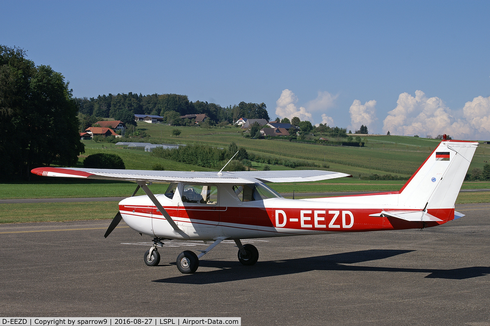D-EEZD, 1972 Reims FRA150L Aerobat C/N FRA1500159, A visitor to the Piper-Meeting
