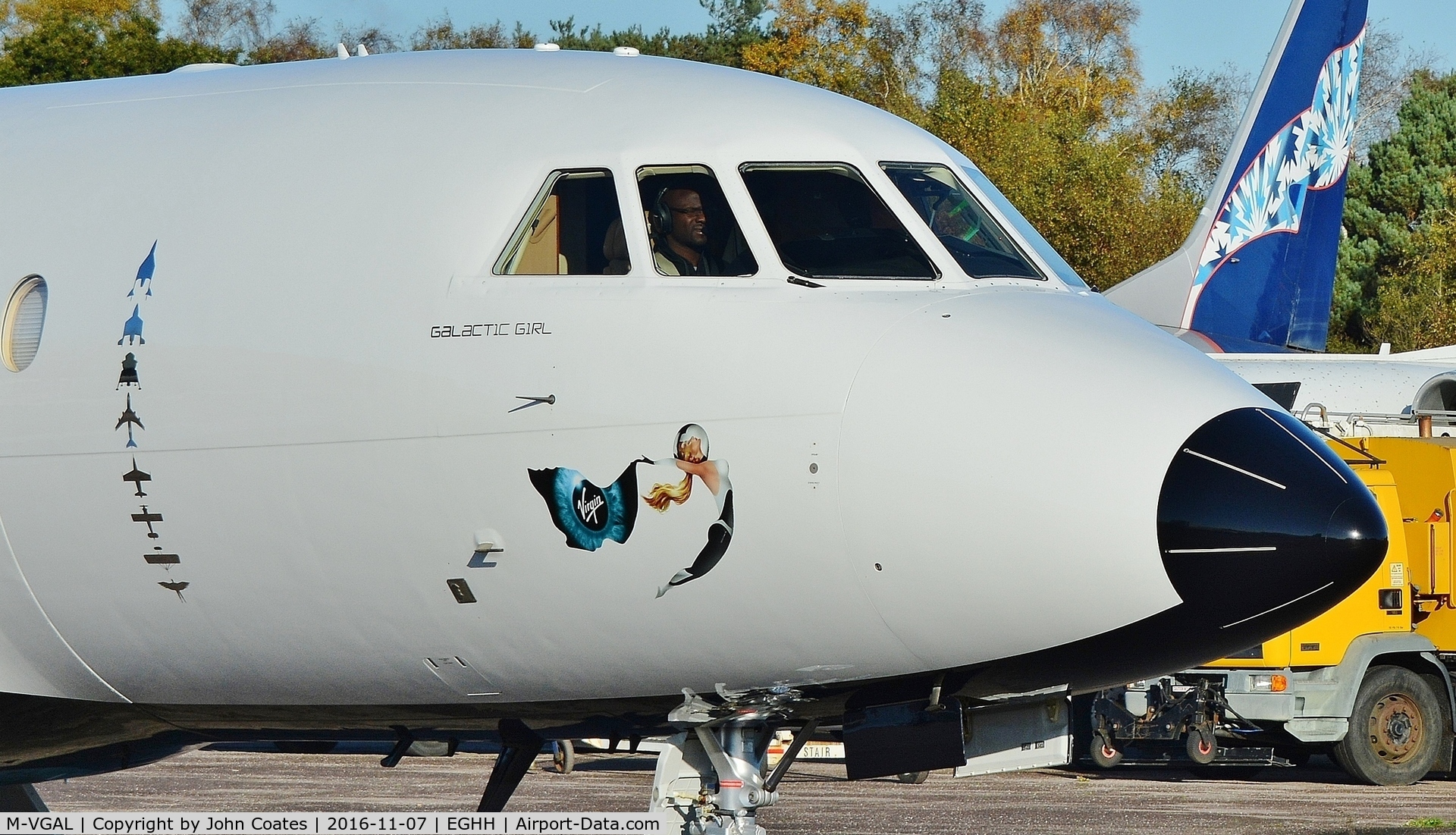 M-VGAL, 2008 Dassault Falcon 900EX EASy C/N 205, Galactic Girl logos