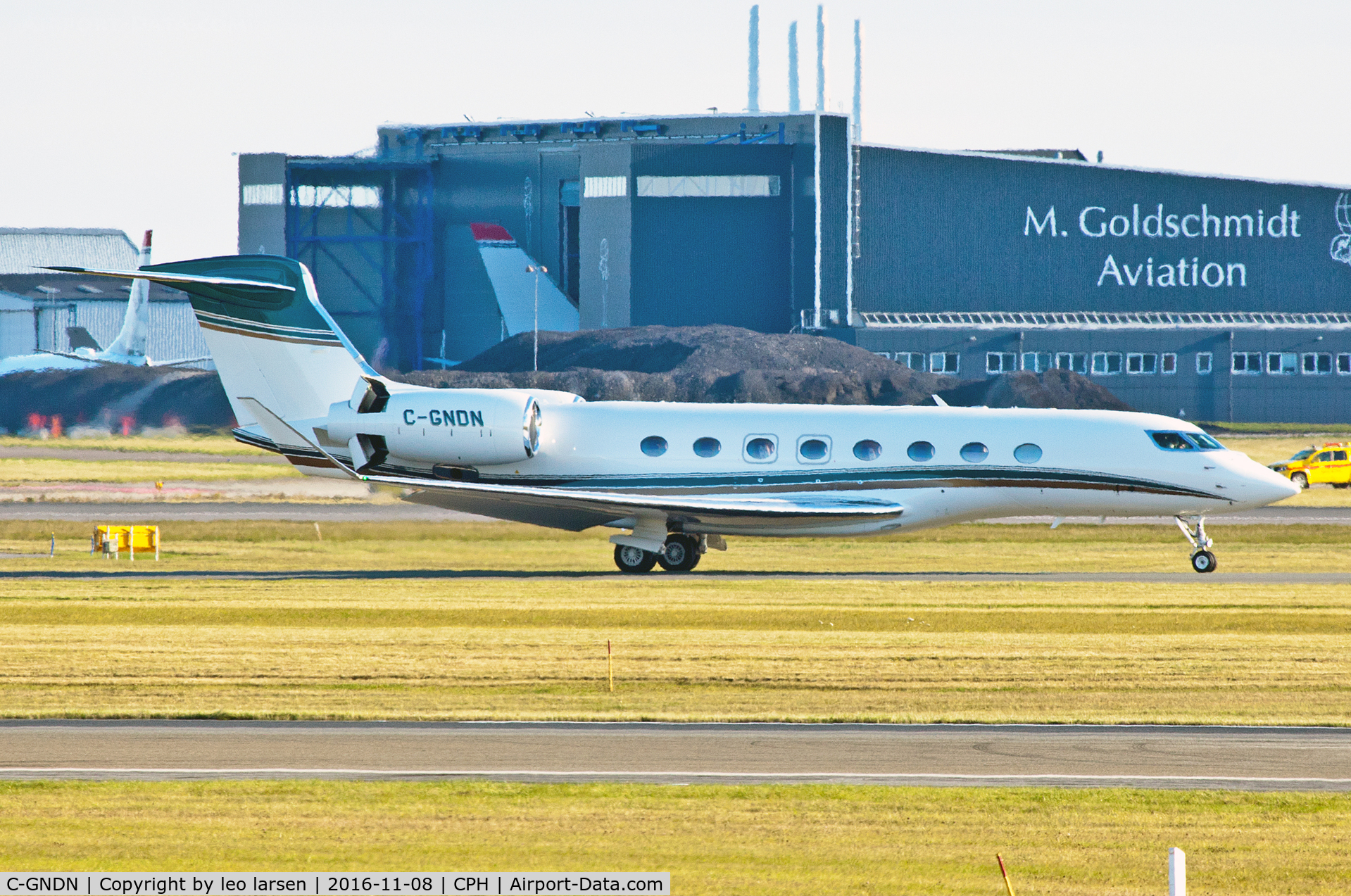 C-GNDN, 2015 Gulfstream Aerospace G650 (G-VI) C/N 6162, Copenhagen 8.11.16