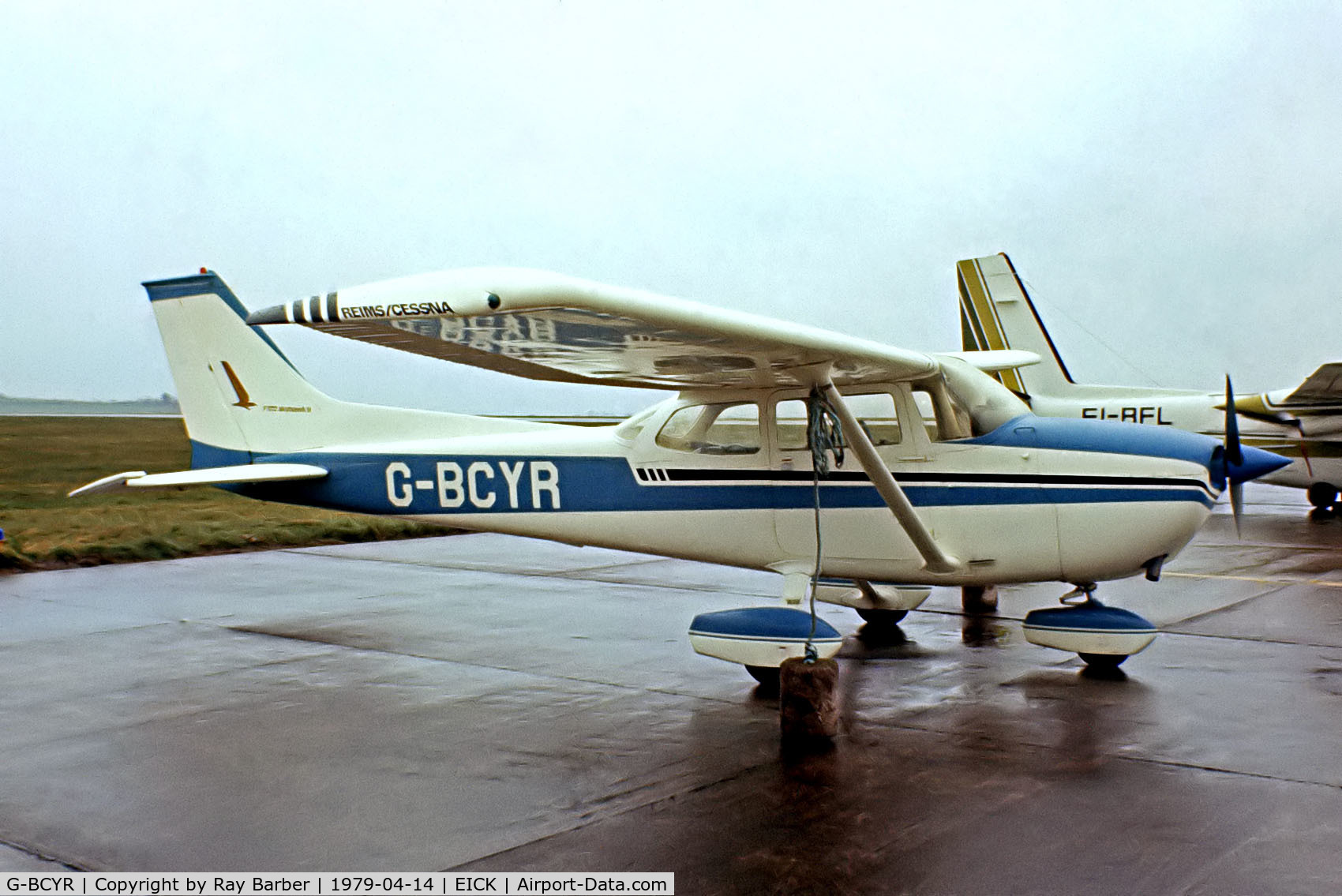 G-BCYR, 1975 Reims F172M Skyhawk Skyhawk C/N 1288, G-BCYR   R/Cessna F.172M Skyhawk [1288] Cork~EI 14/04/1979. From a slide.