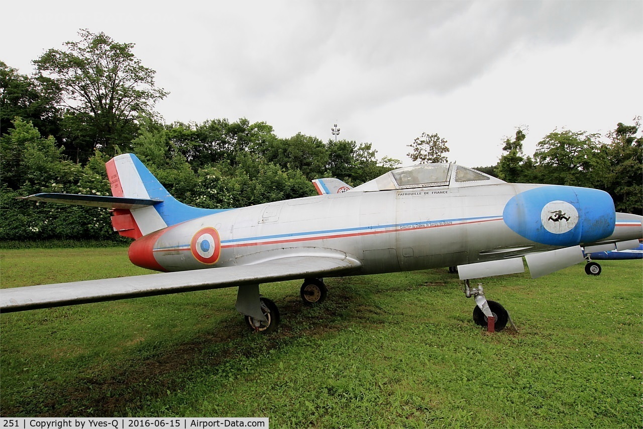 251, Dassault MD-450 Ouragan C/N 215, Dassault MD-450 Ouragan, Preserved at Savigny-Les Beaune Museum