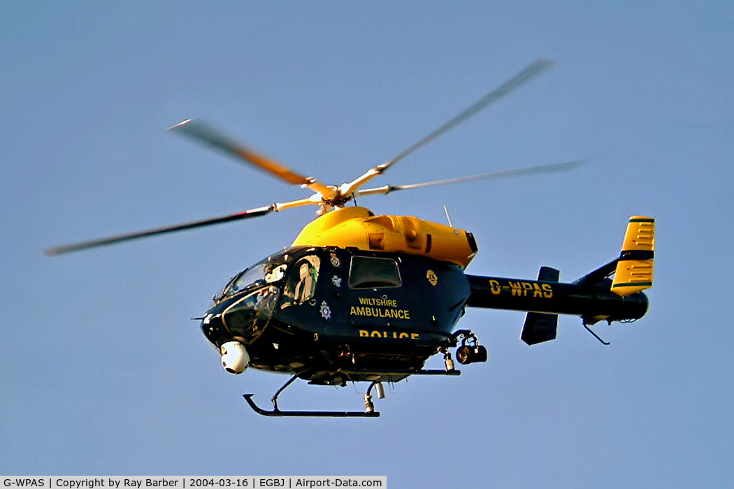 G-WPAS, 1997 McDonnell Douglas MD-900 Explorer C/N 900-00053, McD-D Helicopters MD-902 Explorer [900-00053] (Wiltshire Police Air Support Unit) Staverton~G 16/03/2004