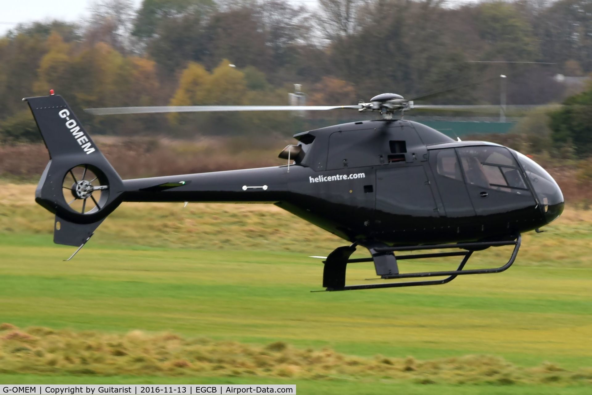G-OMEM, 1998 Eurocopter EC-120B Colibri C/N 1006, At City Airport Manchester (Barton)
