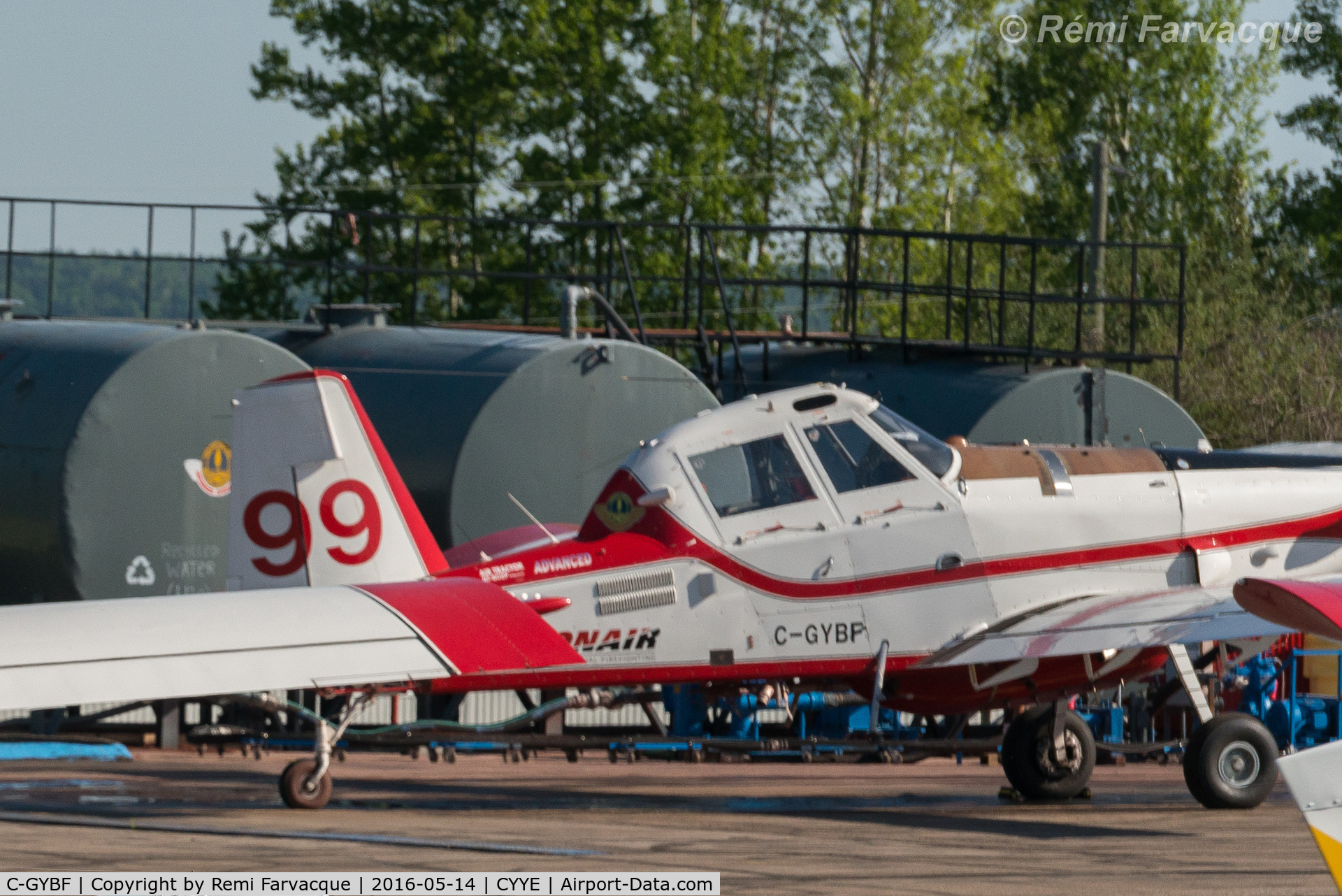 C-GYBF, 2011 Air Tractor AT-802 C/N 802-0393, Parked at very NE corner of airport.