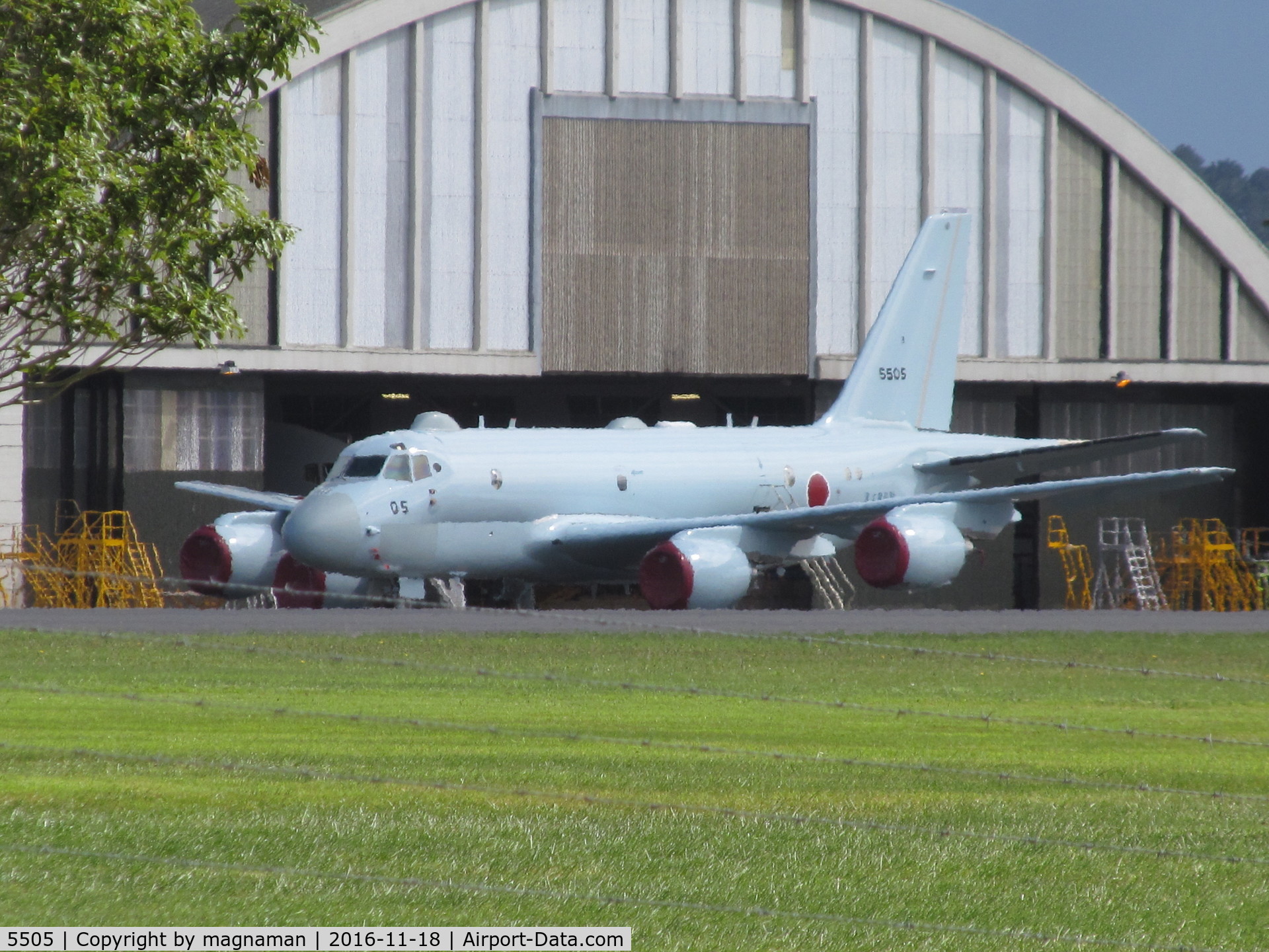 5505, Kawasaki P-1 C/N 5, On a visit to NZ for 75th navy anniversary - at Whenuapai