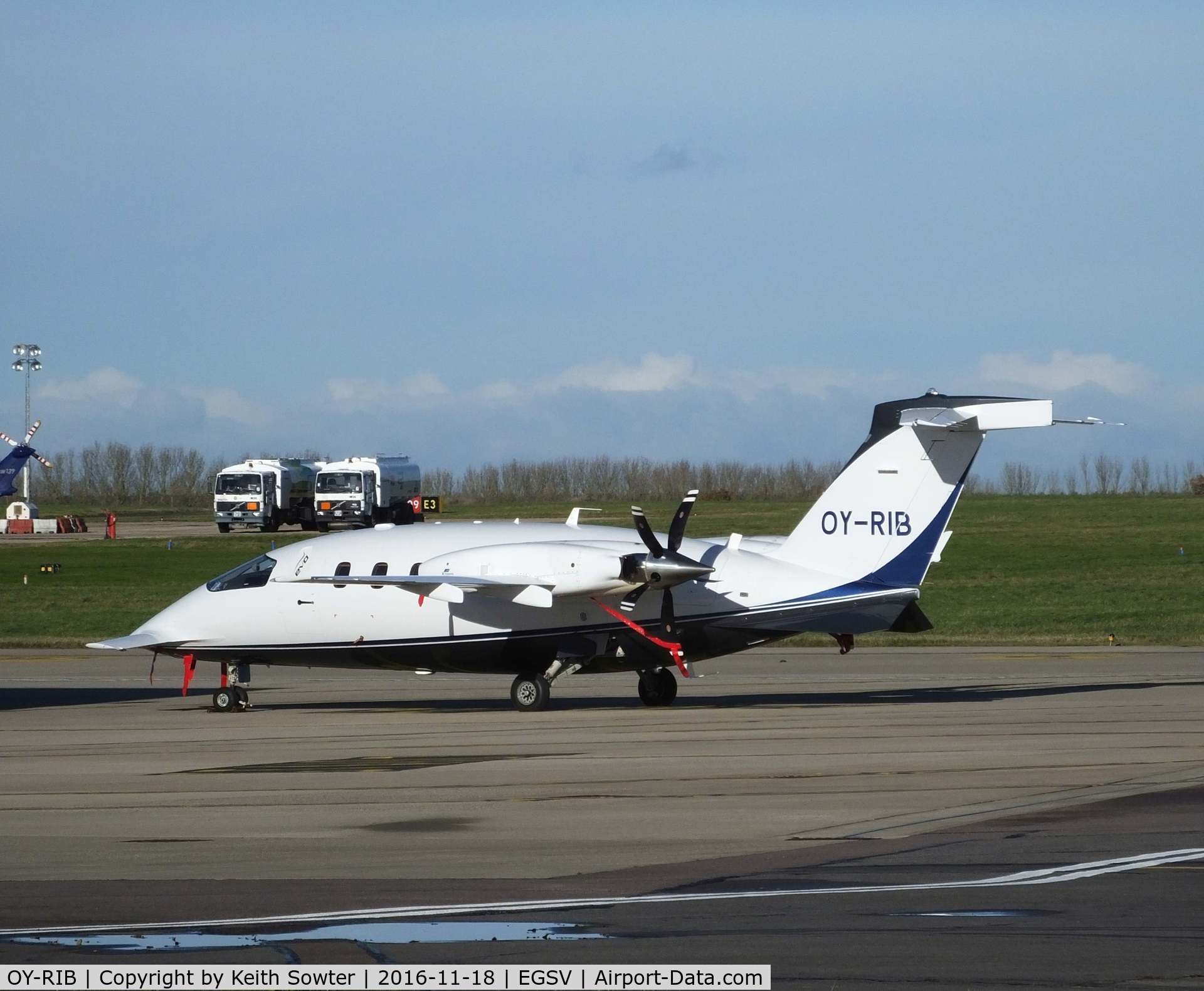 OY-RIB, 2015 Piaggio P-180 Avanti C/N 3003, visiting aircraft