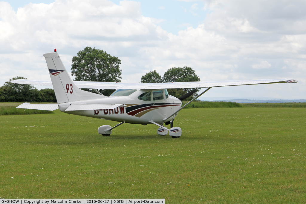 G-GHOW, 1980 Reims F182Q Skylane C/N 0151, Reims F182Q, Fishburn Airfield UK, June 27th 2015.