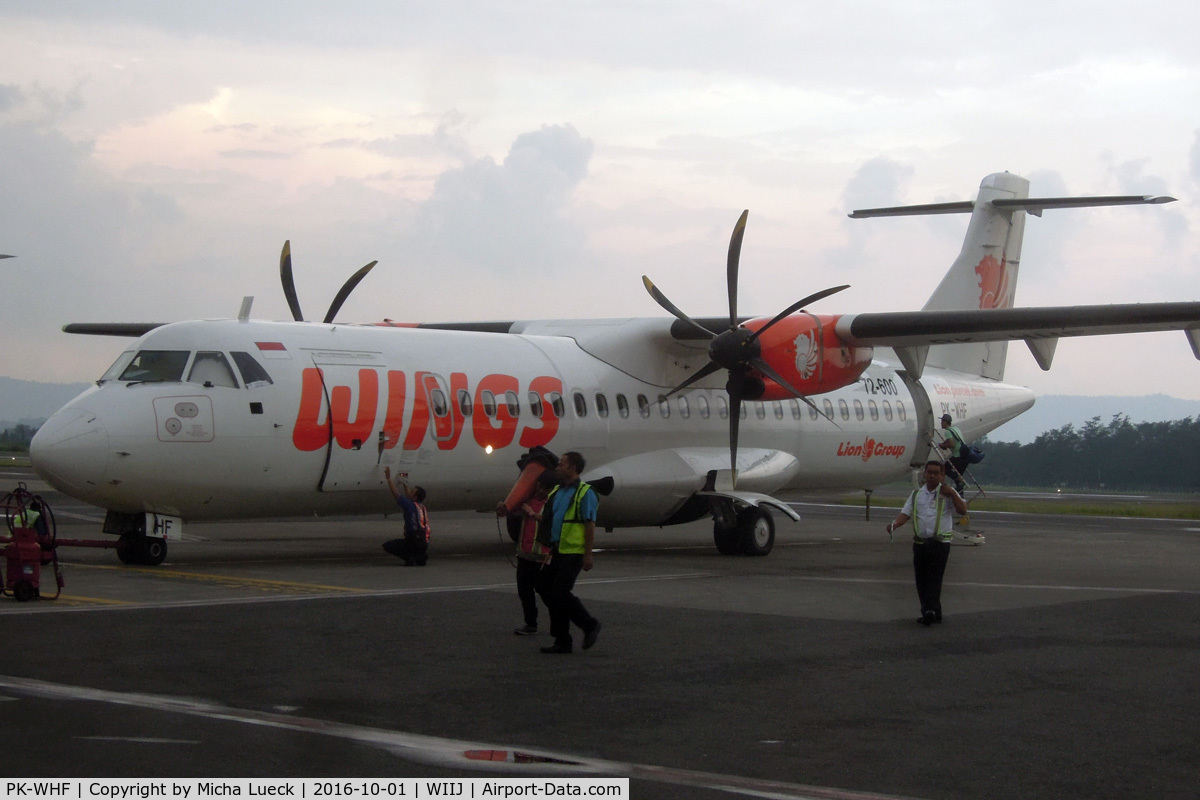 PK-WHF, 2015 ATR 72-600 (72-212A) C/N 1247, At Yogyakarta