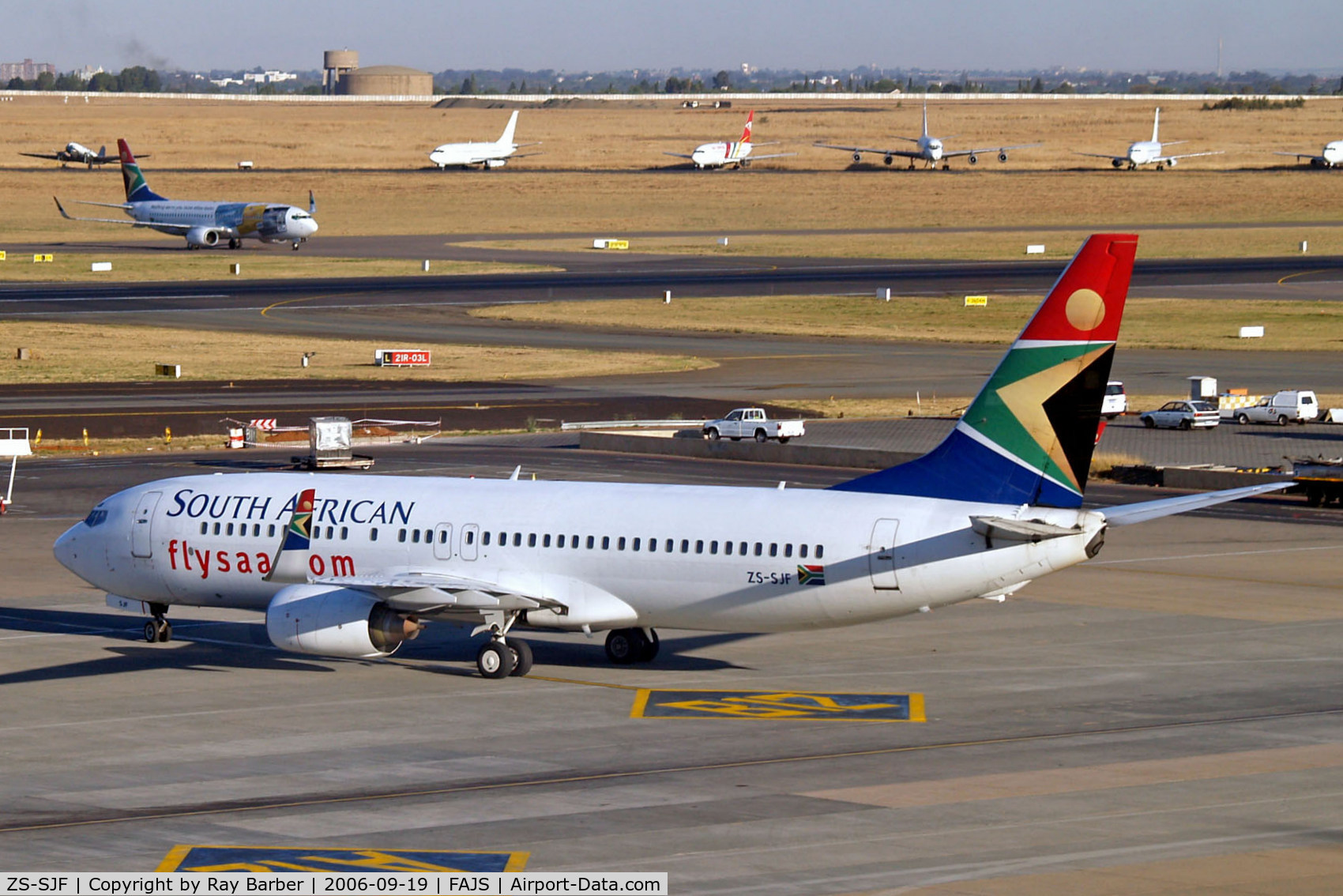 ZS-SJF, 2000 Boeing 737-85F C/N 30006, Boeing 737-85F [30006] (South African Airways) Johannesburg Int~ZS 19/09/2006