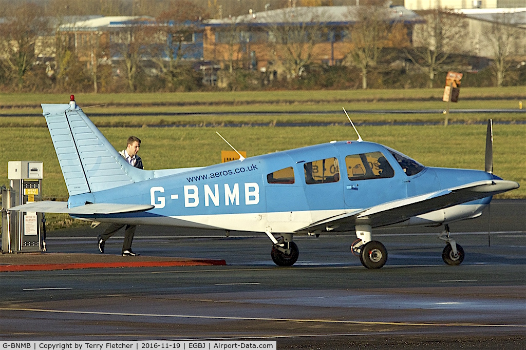 G-BNMB, 1976 Piper PA-28-151 Cherokee Warrior C/N 28-7615369, 1976 Piper PA-28-151 Cherokee Warrior, c/n: 28-7615369 at Staverton