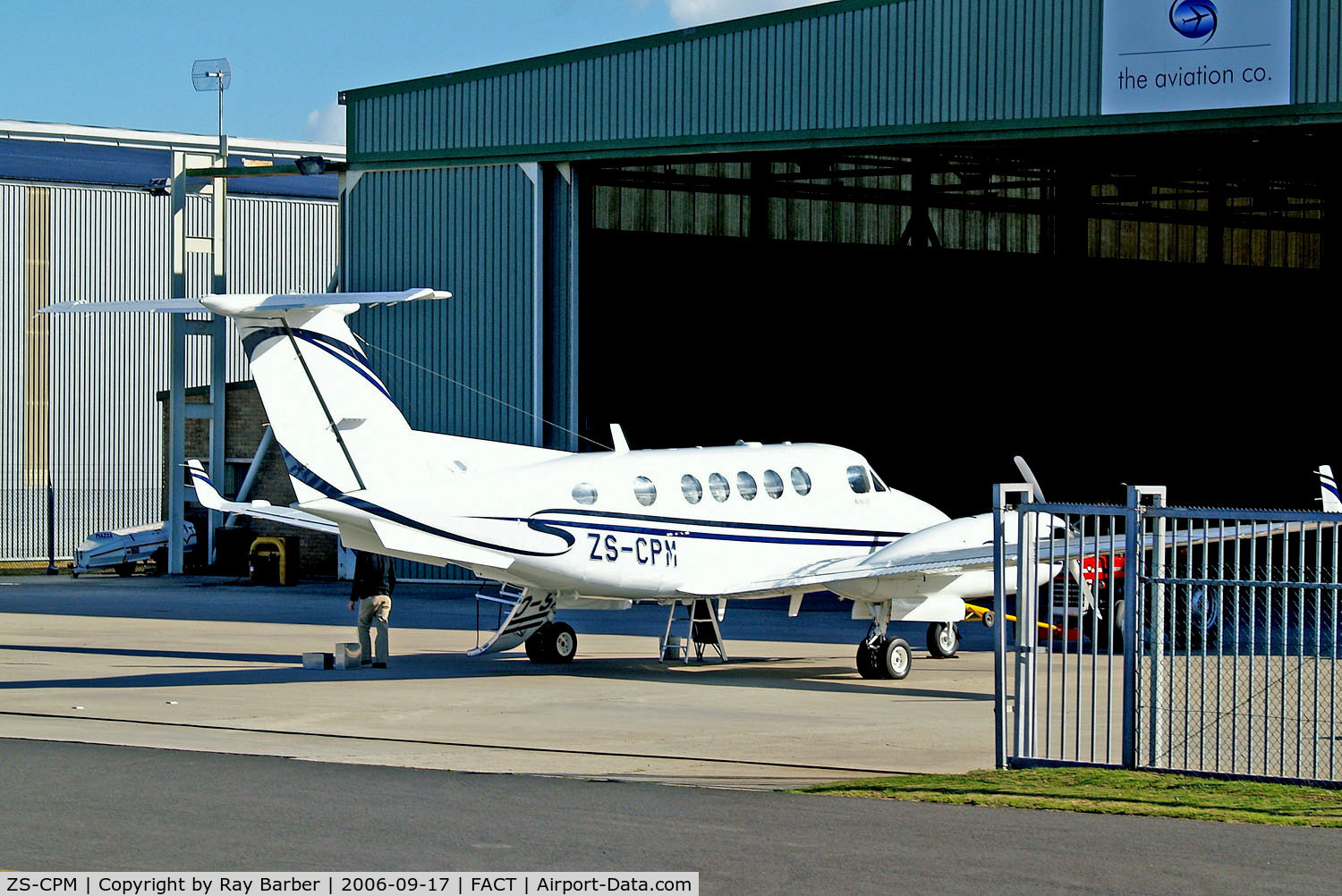 ZS-CPM, Raytheon Aircraft Company B200 C/N BB-1911, Beech B200 Super King Air [BB-1911] (CPM Air Charter) Cape Town Int'l~ZS 18/09/2006