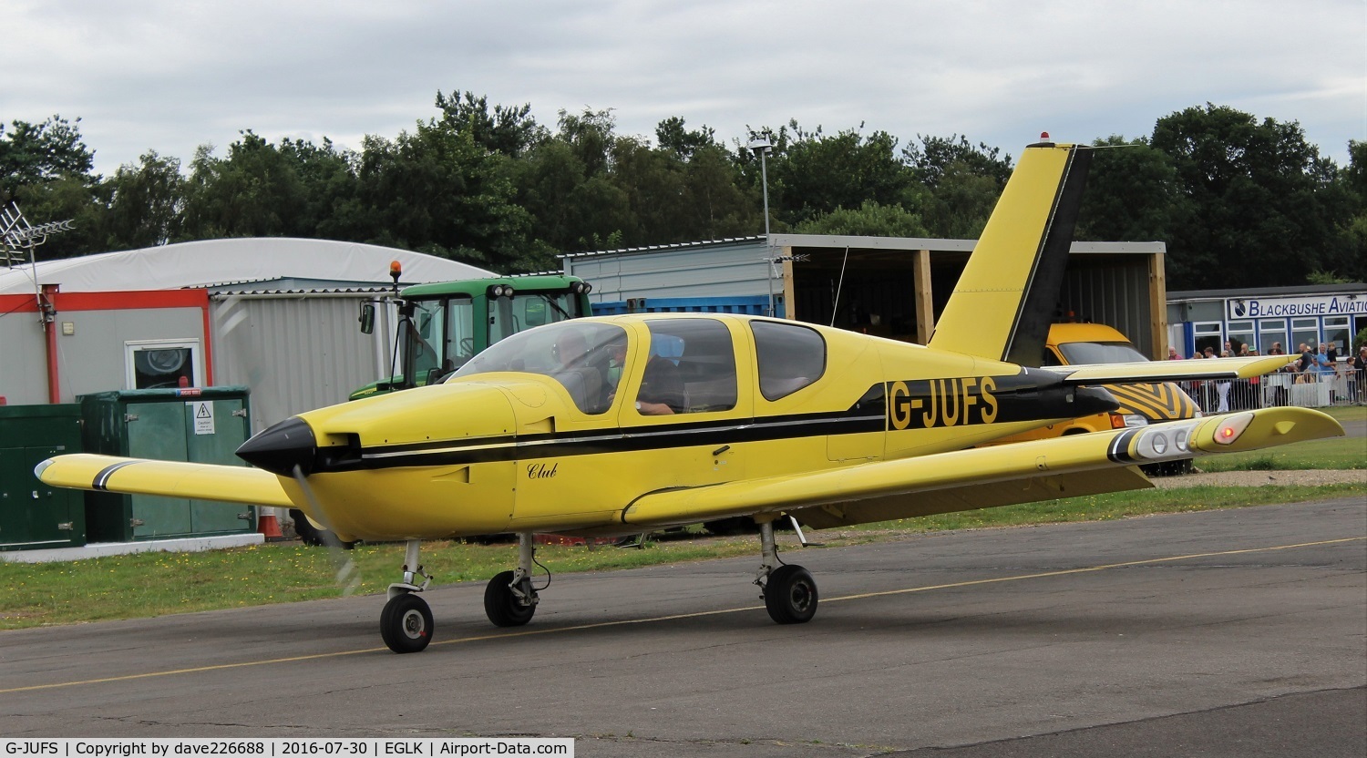 G-JUFS, 1989 Socata TB-9 Tampico Club C/N 928, G JUFS - Socata TB-9 at the Blackbushe Air Day