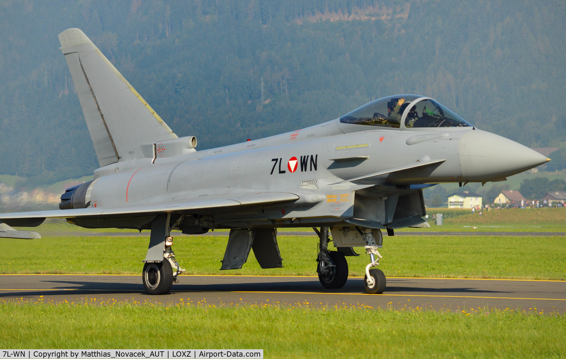 7L-WN, Eurofighter EF-2000 Typhoon S C/N GS011, Eurofighter Typhoon of AUSTRIAN AIR FORCE at the Airpower2016