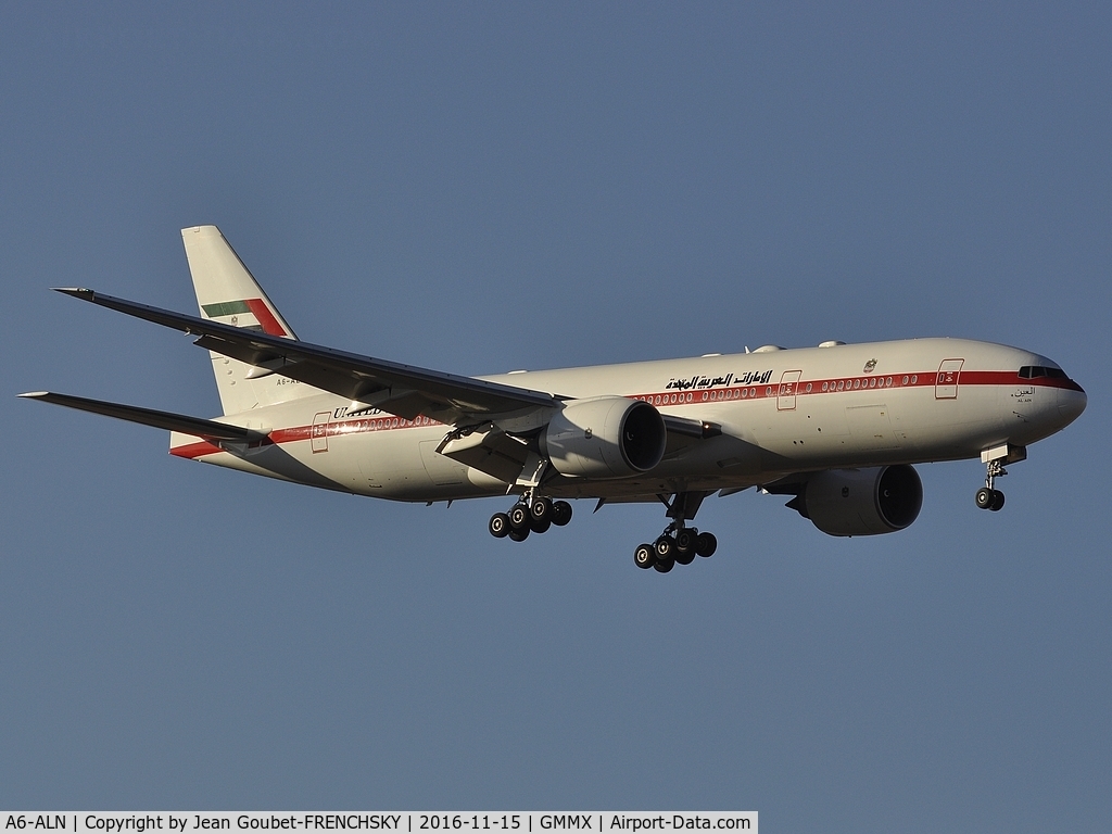 A6-ALN, 1999 Boeing 777-2AN/ER C/N 29953, Abu Dhabi Amiri Flight