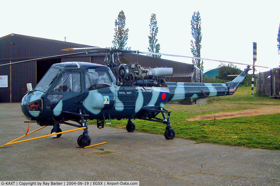 G-KAXT, 1967 Westland Wasp HAS.1 C/N F9669, Westland Wasp HAS.1 [F.9669] (Kennet Aviation) North Weald~G 19/06/2004