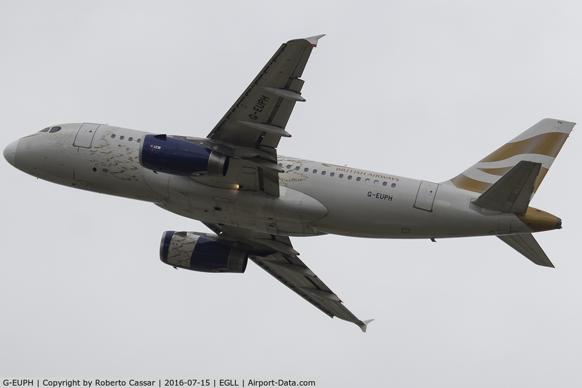 G-EUPH, 2000 Airbus A319-131 C/N 1225, Heathrow 2016