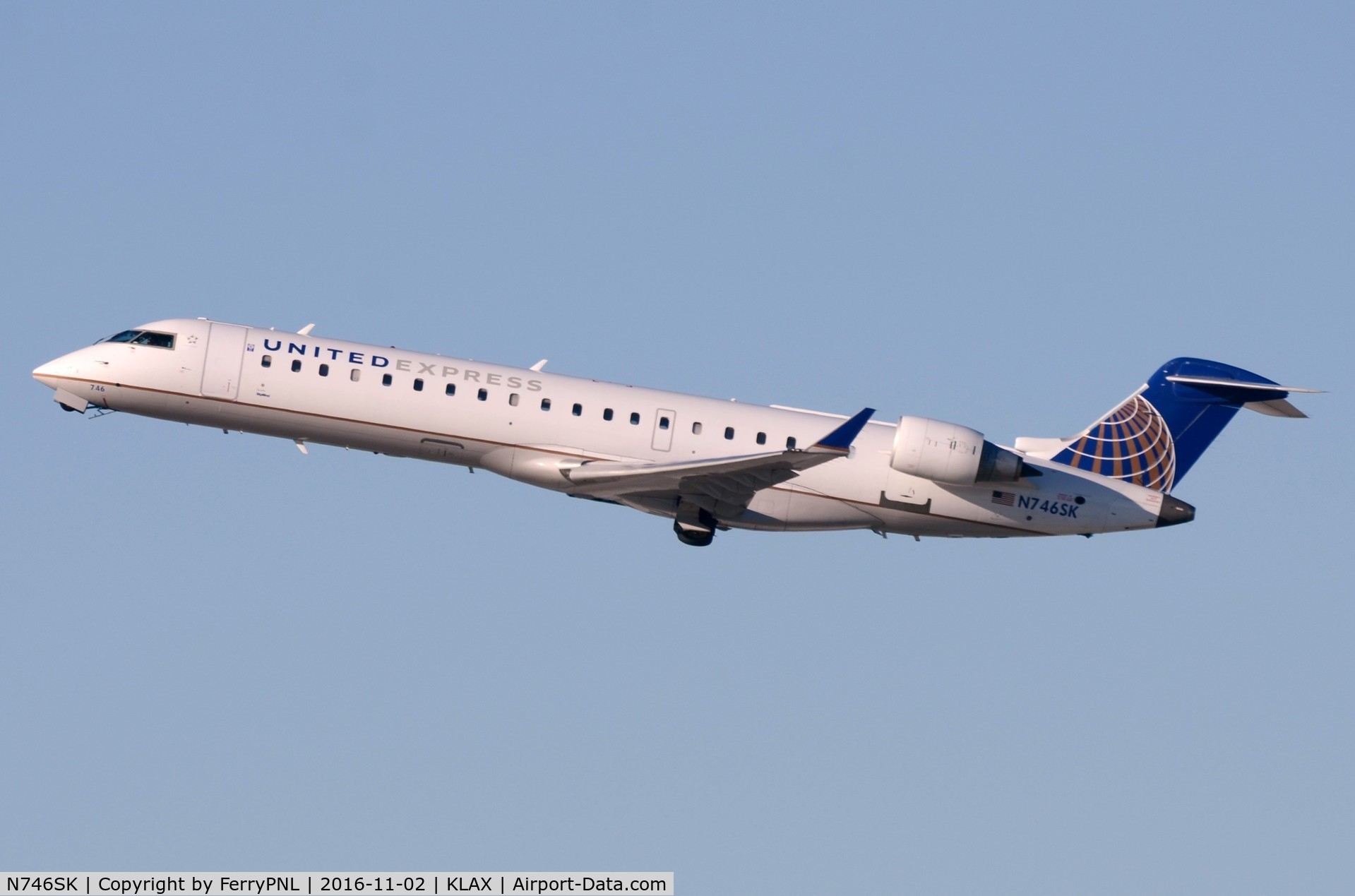 N746SK, 2005 Bombardier CRJ-700 (CL-600-2C10) Regional Jet C/N 10202, United Express CL700