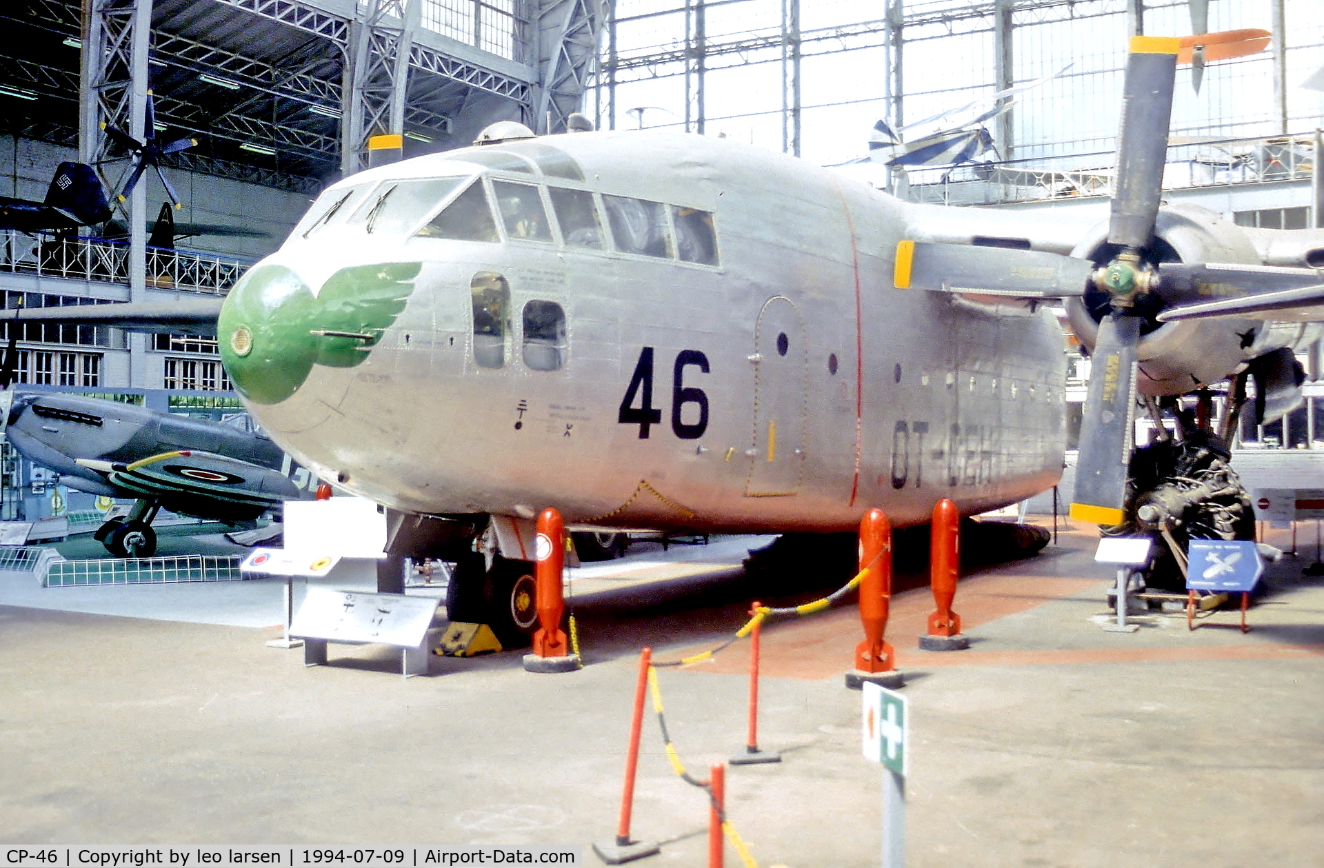 CP-46, 1953 Fairchild C-119G Flying Boxcar C/N 254, Brussels Air Museum 9.7.94