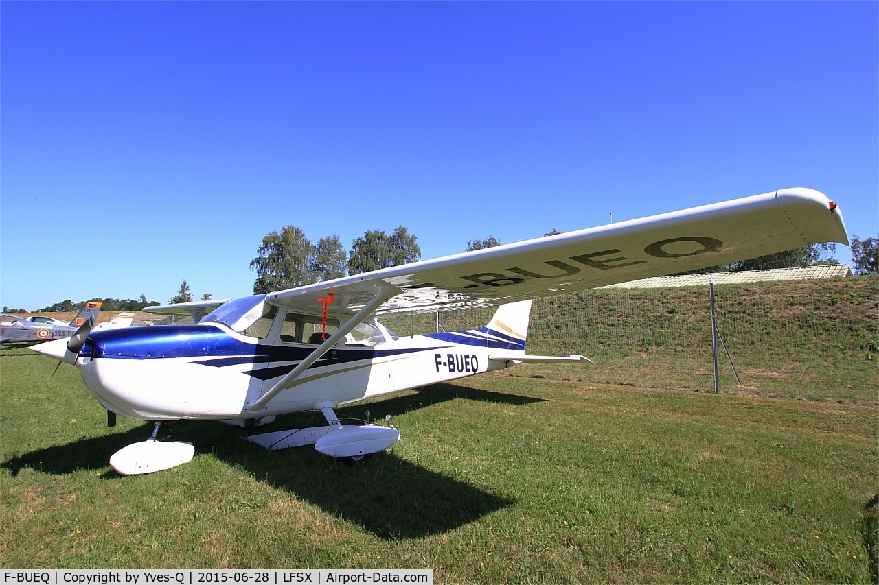 F-BUEQ, Reims F172M Skyhawk Skyhawk C/N 1025, Reims F172M Skyhawk, Displayed at Luxeuil-St Sauveur Air Base 116(LFSX) Open day 2015