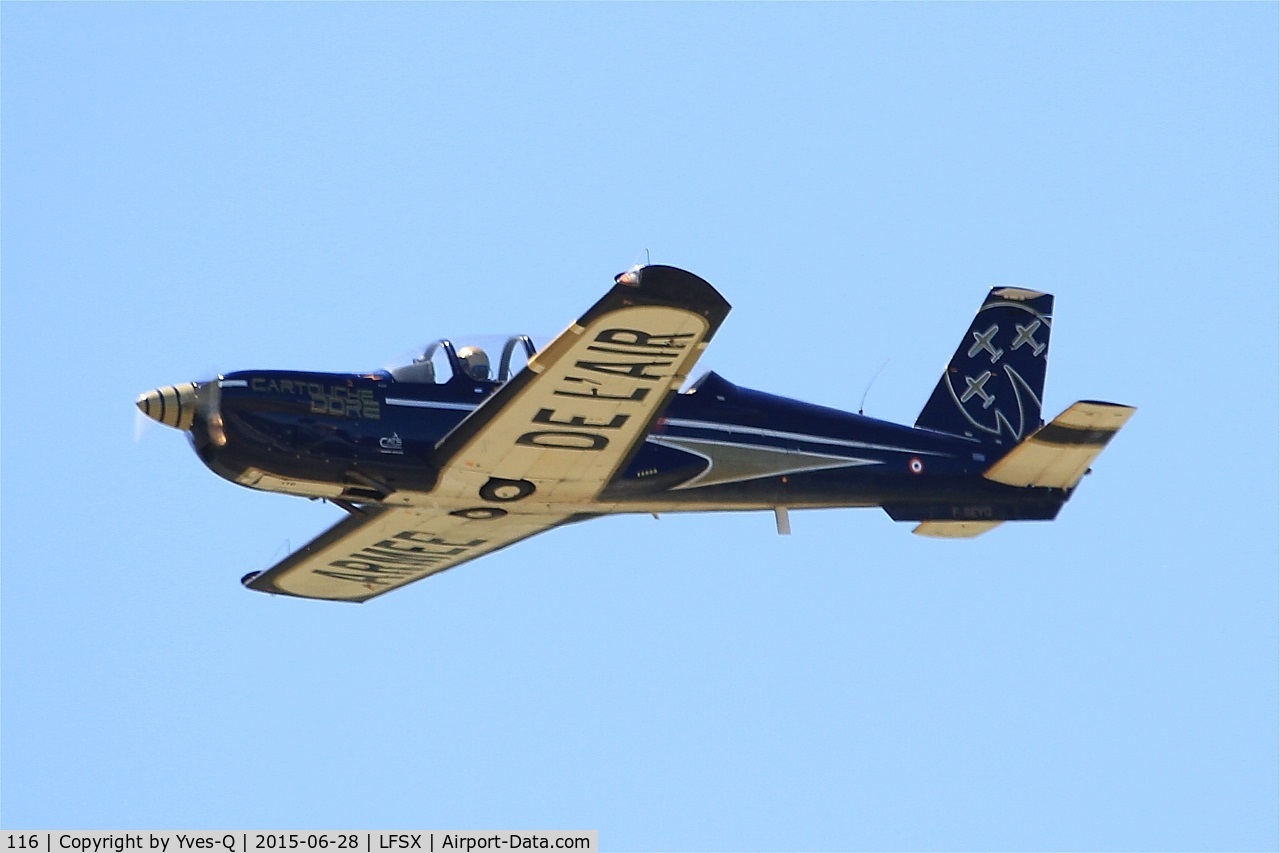 116, Socata TB-30 Epsilon C/N 116, Socata TB-30 Epsilon, French Air Force aerobatic team, Luxeuil-Saint Sauveur Air Base 116 (LFSX) Open day 2015