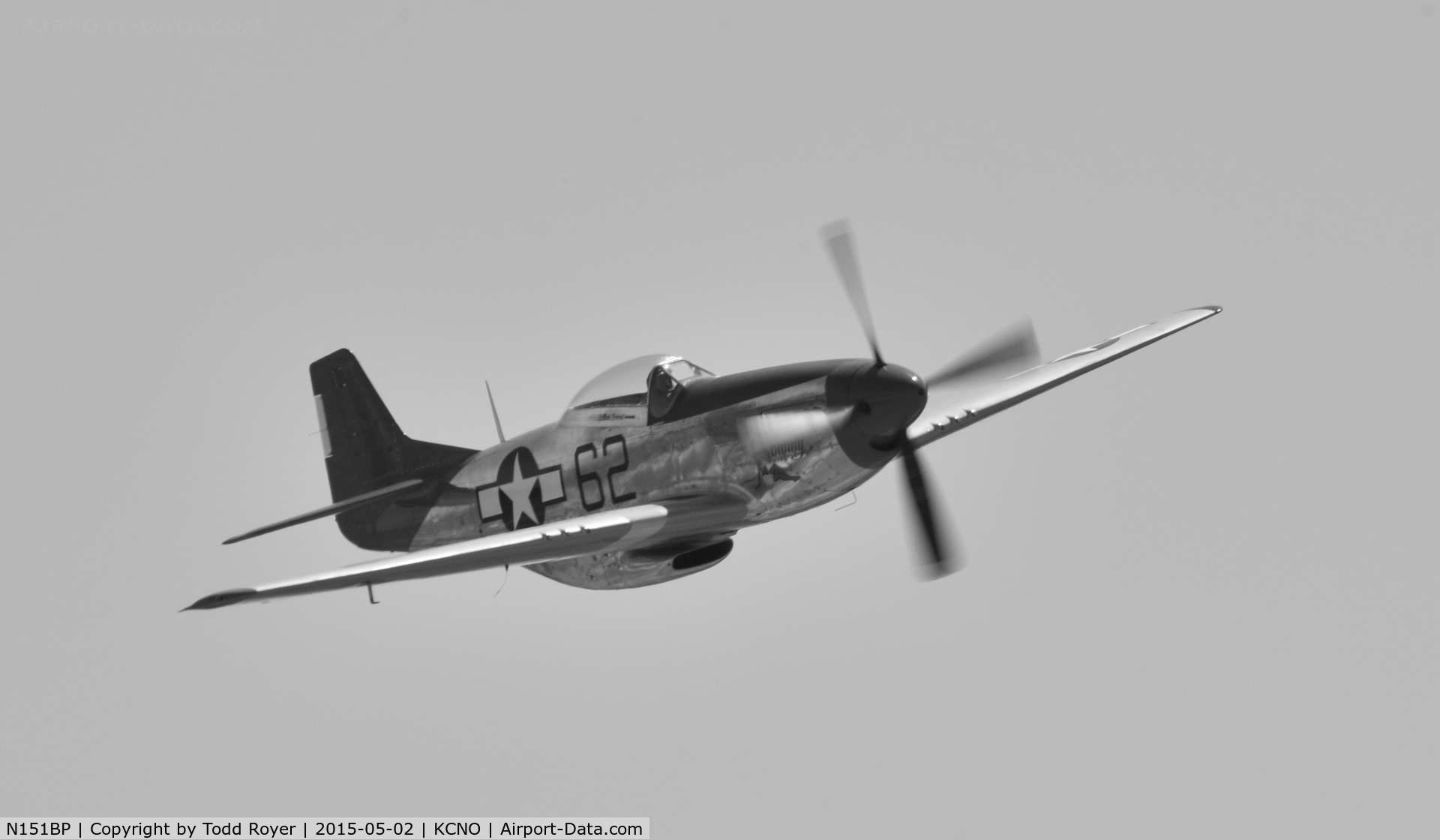 N151BP, 1944 North American P-51D Mustang C/N 122-41448, Flying at the Planes of Fame Airshow