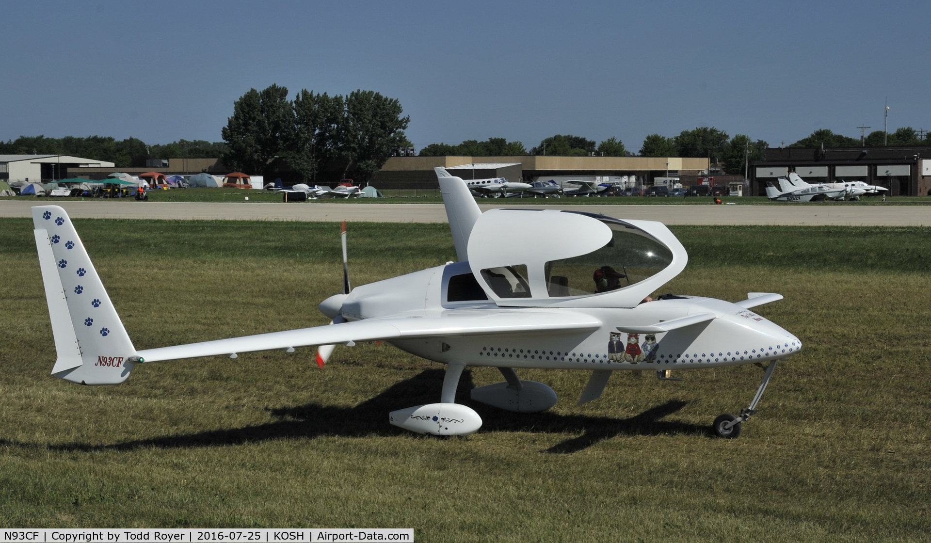 N93CF, 1998 Co-Z Cozy Mark IV C/N MK0052, Airventure 2016