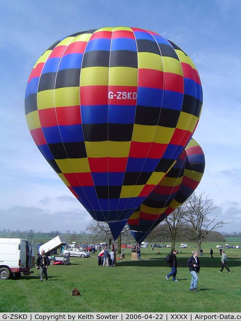 G-ZSKD, 2006 Cameron Balloons Z-90 C/N 10749, Kelmarsh Hall Inflation Day