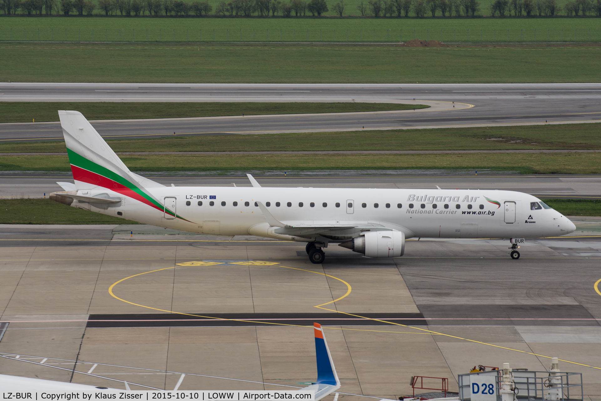 LZ-BUR, 2012 Embraer 190AR (ERJ-190-100IGW) C/N 19000551, Embraer Jet 190 Bulgarian Airways