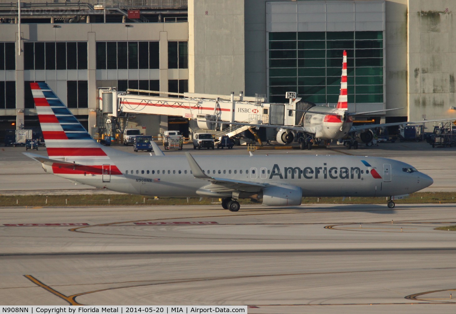 N908NN, 2012 Boeing 737-823 C/N 31157, American