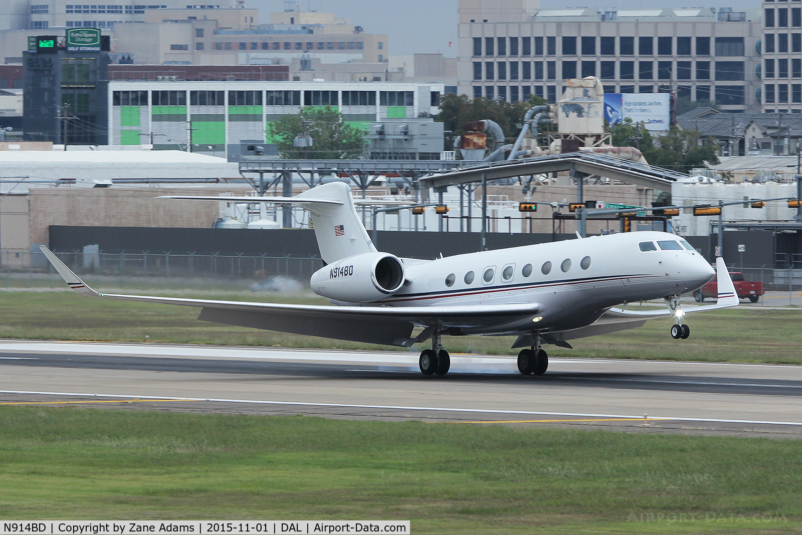 N914BD, 2013 Gulfstream Aerospace G650 (G-VI) C/N 6005, Dallas Love Field