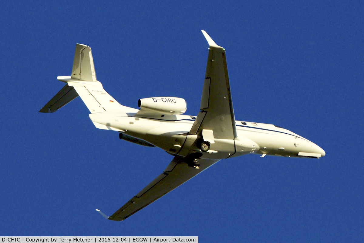 D-CHIC, 2012 Embraer EMB-505 Phenom 300 C/N 50500096, 2012 Embraer EMB-505 Phenom 300, c/n: 50500096 at Luton