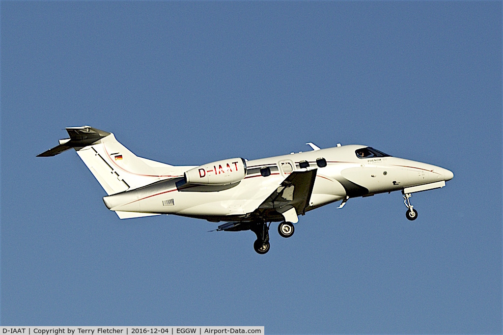 D-IAAT, 2010 Embraer EMB-500 Phenom 100 C/N 50000162, 2010 Embraer EMB-500 Phenom 100, c/n: 50000162 at Luton