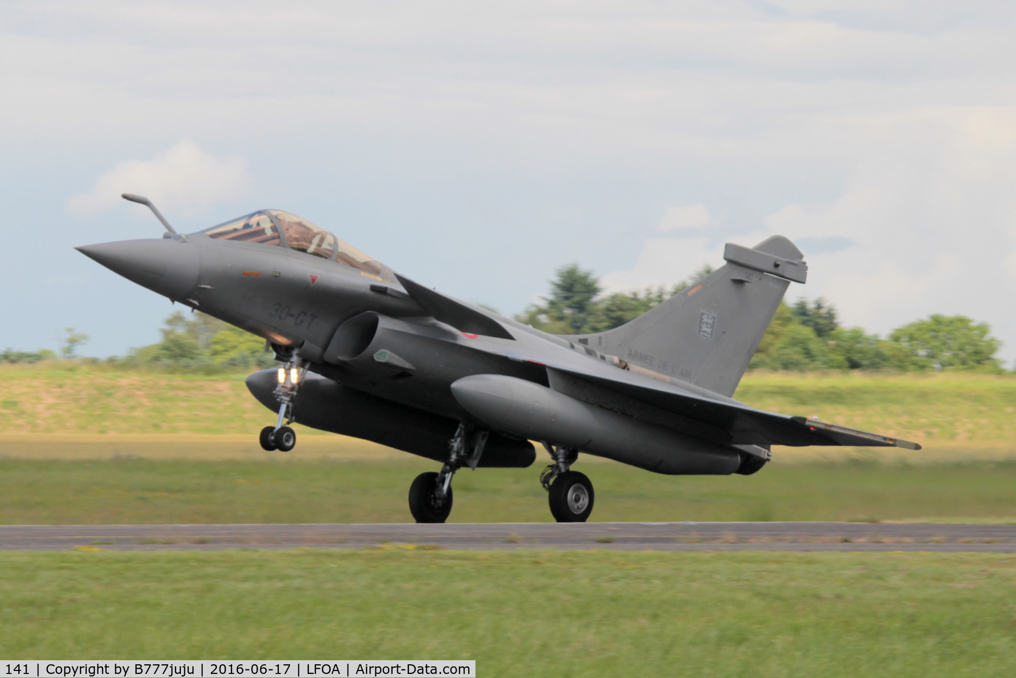 141, Dassault Rafale C C/N 141, at Avord