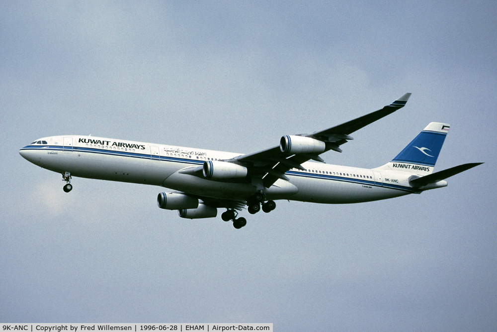 9K-ANC, 1995 Airbus A340-313 C/N 101, KUWAIT