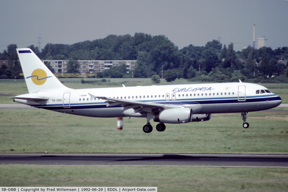 5B-DBB, 1991 Airbus A320-231 C/N 256, EUROCYPRIA