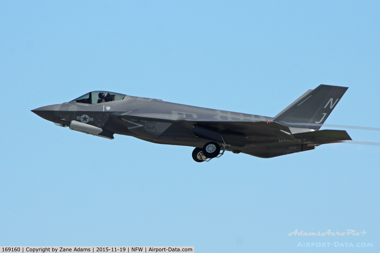 169160, 2015 Lockheed Martin F-35C Lightning II C/N CF-24, Departing Navy Fort Worth